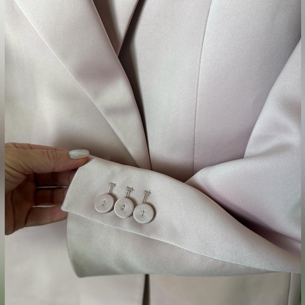 H&M Satin Pink Women's Blazer - Picture 7 of 7